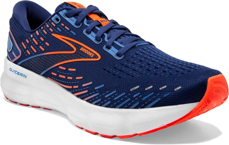 Brooks Men's Glycerin 20 - Blue/Orange-2
